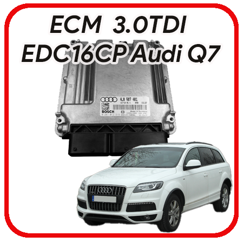 Audi Q7 3.0 TDI revisione centralina motore Bosch EDC16CP34